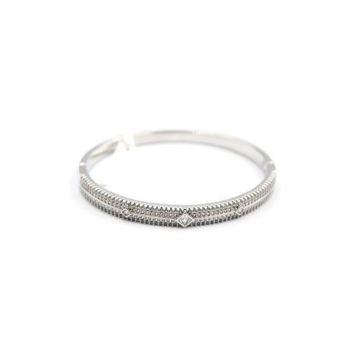 Zirkon Taşlı Bilezik - Gümüş