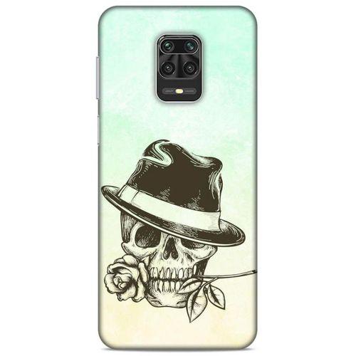 Lopard Xiaomi Redmi Note 9 Pro Uyumlu Kılıf Tattoo's (23) Ultra Koruma Kılıfı Çiçekli İskelet