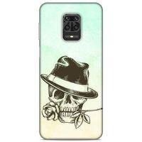 Lopard Xiaomi Redmi Note 9 Pro Uyumlu Kılıf Tattoo's (23) Ultra Koruma Kılıfı Çiçekli İskelet