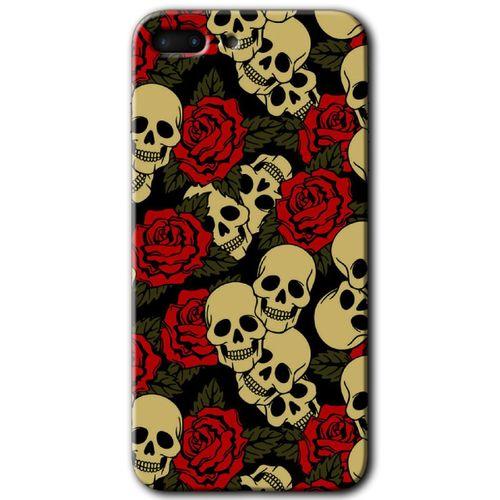 iPhone 8 Plus Kılıf HD Desen Baskılı Arka Kapak - Kurukafa Aşk