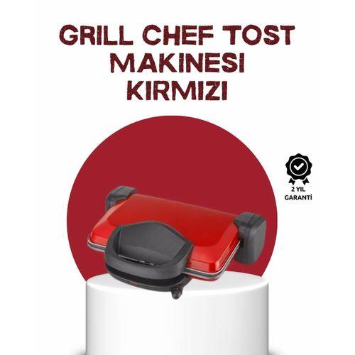 2000 Watt Tost Makinesi 6 Dilim Kapasiteli Döküm Plakalı Üç Kademeli Isı Ayarlı
