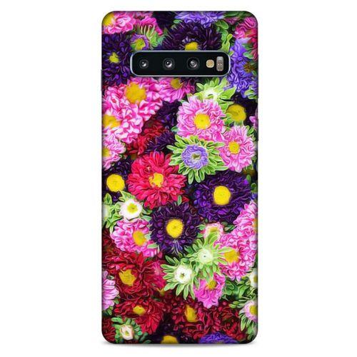 Lopard Samsung Galaxy S10 Uyumlu Kılıf Bahar (43) Thin Fit Kılıf Çiçek Buketi