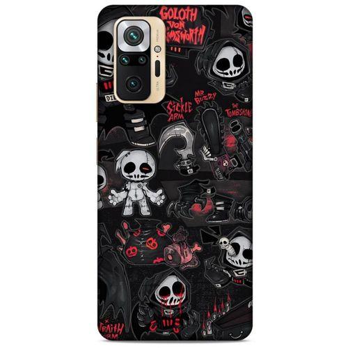 Xiaomi Redmi Note 10 Pro Uyumlu Kılıf Motorsiklet (30) Silicone Case İskelet