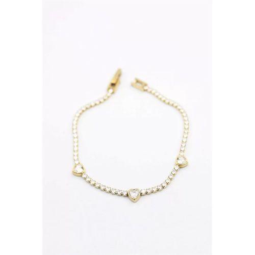 Kalp Bileklik - Altın