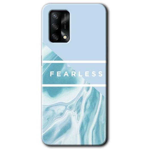 Potkal Hediye Fabrikası Oppo A74 Kılıf HD Desen Baskılı Arka Kapak - Fearless