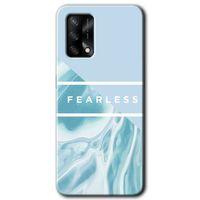 Potkal Hediye Fabrikası Oppo A74 Kılıf HD Desen Baskılı Arka Kapak - Fearless