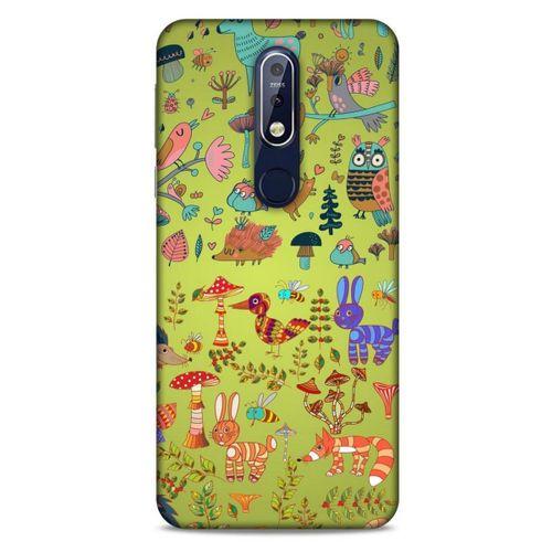 Animax Flora Jungle Nokia 7.1 Kılıf Desenli Silikon