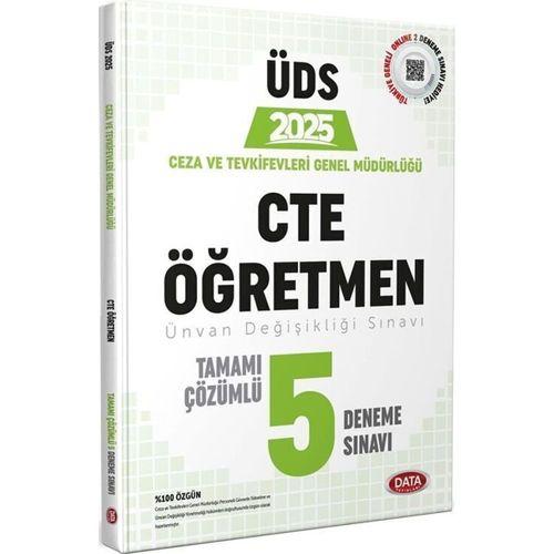 Ceza ve Tevkifevleri Genel Müdürlüğü Öğretmen UDS Tamamı Çözümlü 5 Deneme Sınavı Data Yayınları