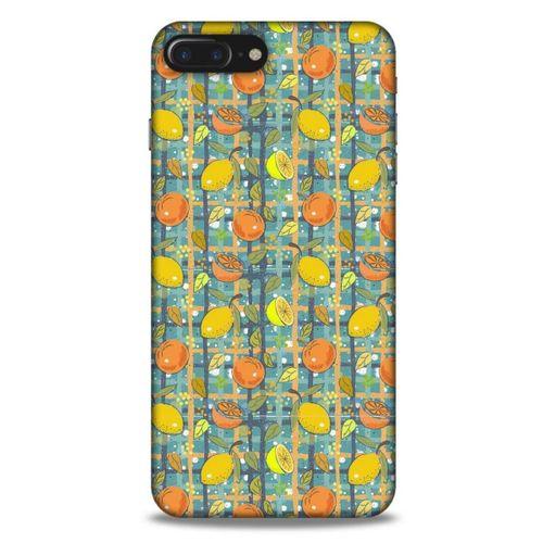 Frutix Turunç 06 Apple Iphone 8 Plus Kılıf Desenli Silikon