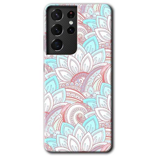 Samsung Galaxy S21 Ultra HD Baskılı Kılıf + 9D Tam Ekran Koruyucu - Çin Mandala 1