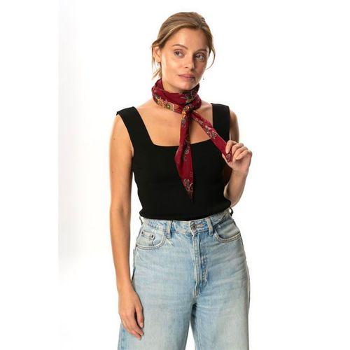 Vual Fular Mimoza Bordo 6230
