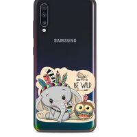 Zoologix (51) Samsung Galaxy A9 2018 Şeffaf Kılıf Silikon Desenli
