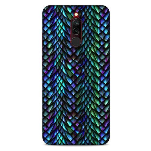 Xiaomi Redmi 8 Kılıf Dragons (1) Kılıfı Ejderha Pulları Rainbow