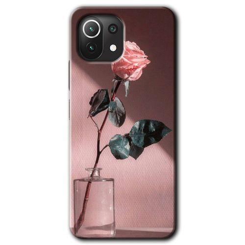 Potkal Hediye Fabrikası Xiaomi Mi 11 Lite Kılıf HD Desen Baskılı Arka Kapak - Retro Gül