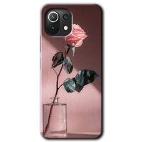 Potkal Hediye Fabrikası Xiaomi Mi 11 Lite Kılıf HD Desen Baskılı Arka Kapak - Retro Gül