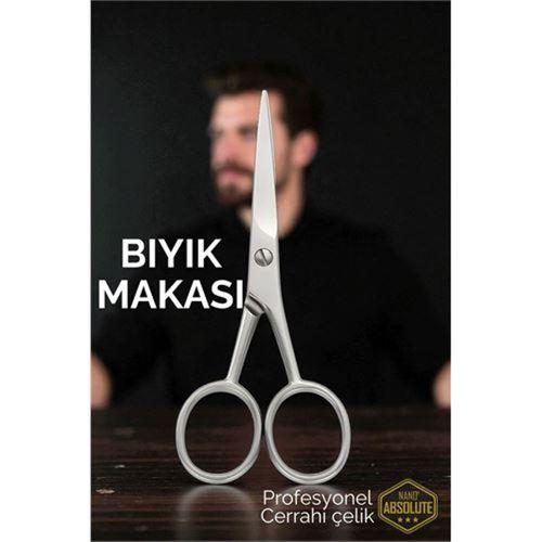 Modacar Bıyık Makası -Bıyık Düzeltme Makası Profesyonel Cerrahi Çelik