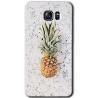 Galaxy Note 5 Kılıf HD Desen Baskılı Arka Kapak - Ananas
