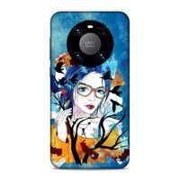 Lopard Huawei Mate 40 Pro Uyumlu Kılıf Sürreal Yüzler ♀ (27) Tasarımlı Kılıf Baskılı