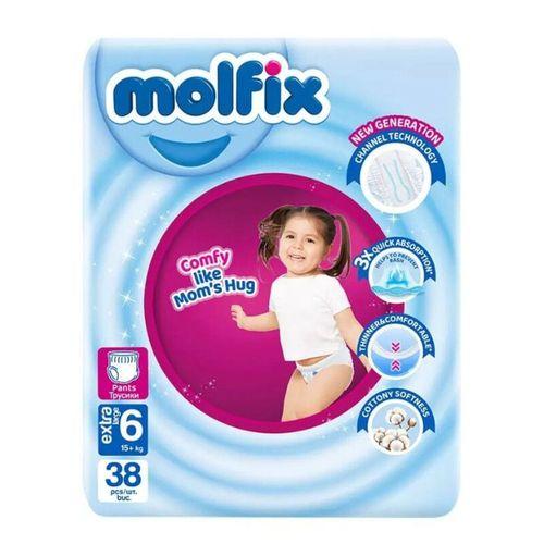 Molfix Molfix Külot Bez Jumbo Paket 6 Beden 15+ Kg 38 Adet