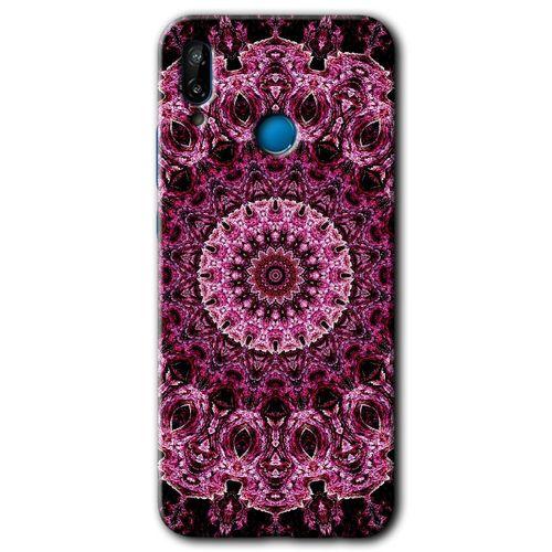 Huawei P20 Lite Kılıf HD Desen Baskılı Arka Kapak - Mandala Patterns Kaleidoscope + Kırılmaz Cam