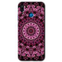 Huawei P20 Lite Kılıf HD Desen Baskılı Arka Kapak - Mandala Patterns Kaleidoscope + Kırılmaz Cam