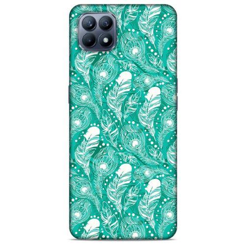 Huawei P40 Lite Kılıf Desenli Özel Seri Tüyler (45) Liquid Air Kılıf