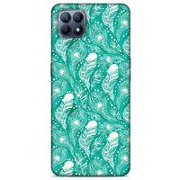 Huawei P40 Lite Kılıf Desenli Özel Seri Tüyler (45) Liquid Air Kılıf