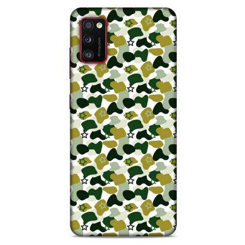Lopard Samsung Galaxy A41 Uyumlu Kılıf Kamuflaj (98) Bumper Kılıf