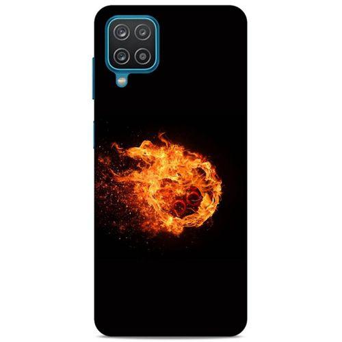 Lopard Samsung Galaxy A12 Uyumlu Kılıf FireX (29) Arka Koruma Kılıfı Ateş Topu