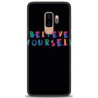 Samsung Galaxy S9 Plus Kılıf HD Baskılı Kılıf - Believe + Tam Ekran Koruyucu