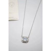 Taşlı Kolye - Gümüş