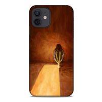 Apple iPhone 12 Kılıf Depresyon (47) Crystal Flex Kılıf Siyah Kırmızı