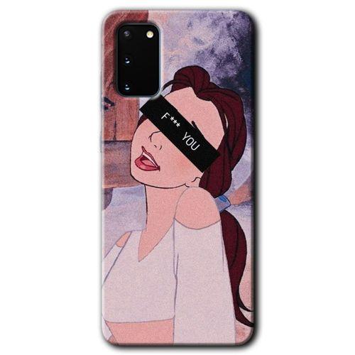 Potkal Hediye Fabrikası Samsung Galaxy S20 Kılıf HD Desen Baskılı Arka Kapak - Bad Girl