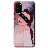 Potkal Hediye Fabrikası Samsung Galaxy S20 Kılıf HD Desen Baskılı Arka Kapak - Bad Girl