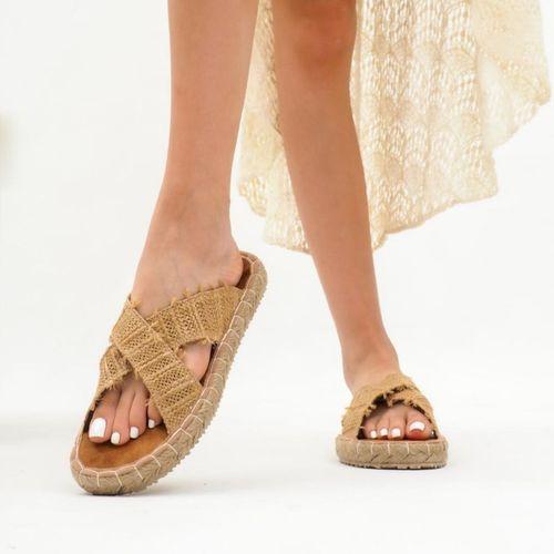 Jinor Vizon Hasır Espadril Terlik