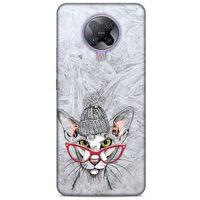 Animax Bereli Kedi Xiaomi Poco F2 Pro Kılıf Desenli Silikon