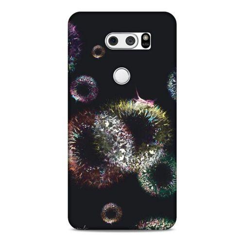 Y.Liva-2021 Özel Seri Siyah Soyut-152 LG K40S Kılıf Silikon Kapak