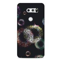 Y.Liva-2021 Özel Seri Siyah Soyut-152 LG K40S Kılıf Silikon Kapak