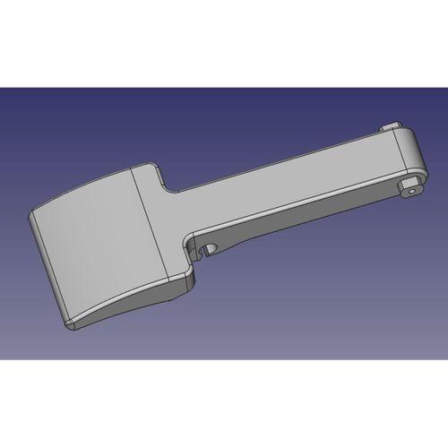 Citroen C5 kaput açma kolu ABS Baskı 00723