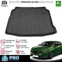 S-Dizayn Peugeot 308 3D Pro Bagaj Havuzu 2013-2021 A+ Kalite