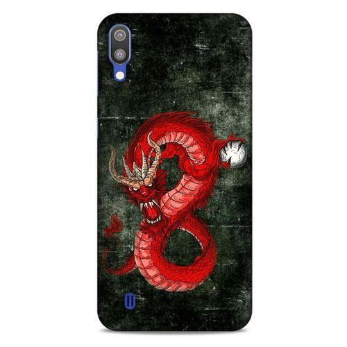 Samsung Galaxy M10 Kılıf Dragons (23) Ultra Koruma Kılıfı Tatoo Kırmızı Ejderha