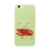 iPhone 6 Spilled Wine Premium Silikonlu Telefon Kılıfı