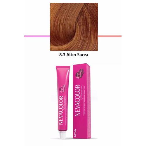 Premium 8.3 Altın Sarısı - Kalıcı Krem Saç Boyası 50 g Tüp