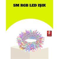 Enerji Tasarruflu Şeffaf Kablo 5 M 50 Led Dekor Işık