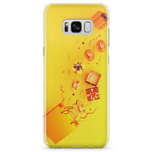 Samsung Galaxy S8 Plus Kılıf Alışveriş Çantası Arka Kapak Koruma Desenli Full Koruyucu