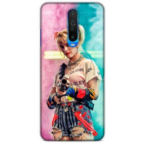 Xiaomi Redmi K30 5G Uyumlu Kılıf Harley Quinn (27) Tasarımlı Kılıf Kobalt mavisi
