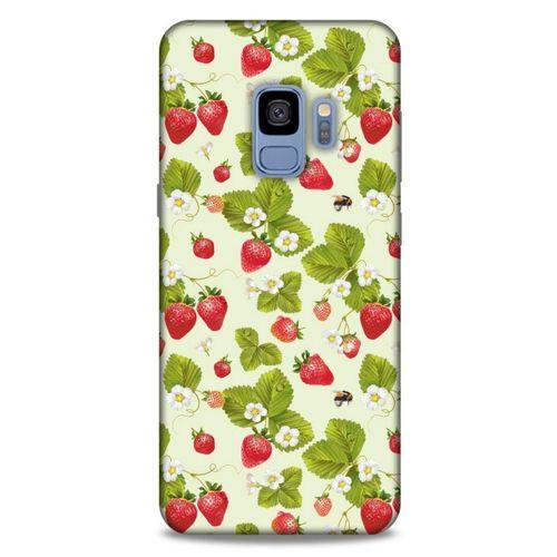 Frutix Çilek 03 Samsung Galaxy S9 Kılıf Desenli Silikon