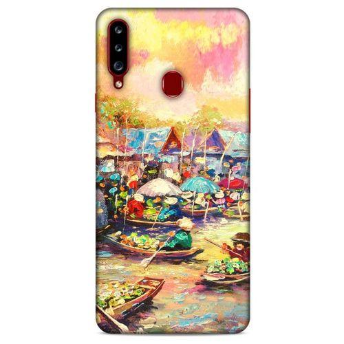 Cityx (16) Samsung Galaxy A20s Kılıf Silikon Kapak Desenli