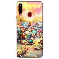 Cityx (16) Samsung Galaxy A20s Kılıf Silikon Kapak Desenli