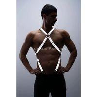 Reflektörlü (karanlıkta Parlayan) Pantolon Askısı, Reflektörlü Clubwear, Göğüs Harness - Brfm84